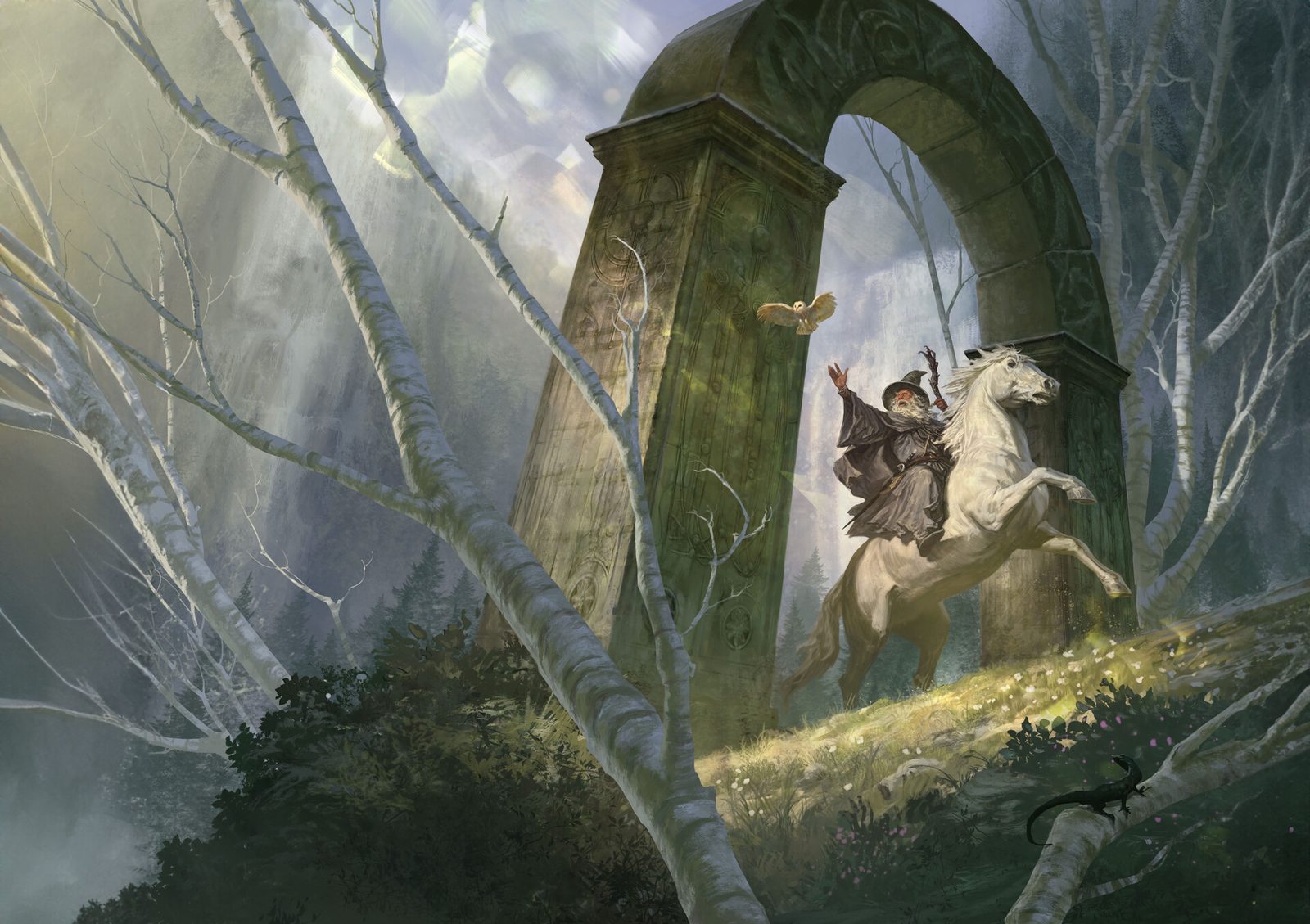 Dipinto finito di Antonio De Luca, Gandalf